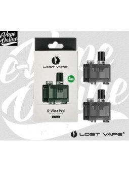 Déstockage boite de 2 Cartouches - ULTRA Q ORION (no coil included) - Lost Vape - e-vapeonline.com