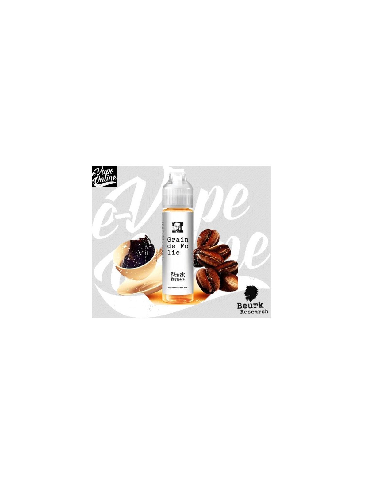 E-Liquide - GRAIN DE FOLIE 40ml - Beurk Research - e-vapeonline.com