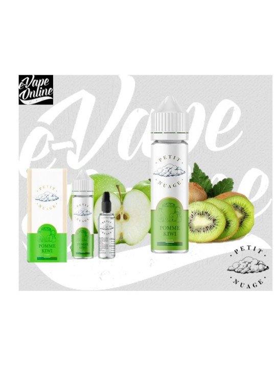 E-Liquide - POMME KIWI 60 ml - Petit Nuage - e-vapeonline.com