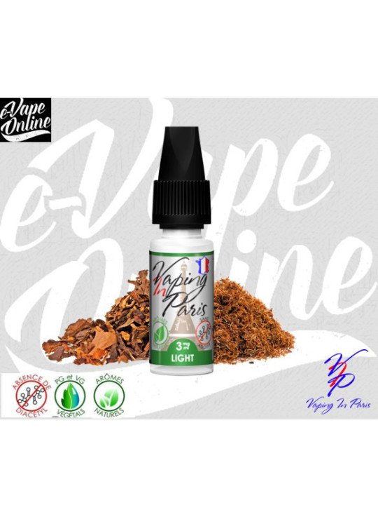 E-Liquide - LIGHT 10ml - Vaping in Paris - e-vapeonline.com