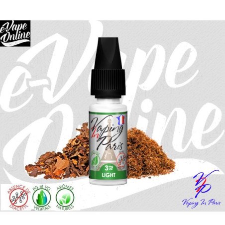 E-Liquide - LIGHT 10ml - Vaping in Paris - e-vapeonline.com