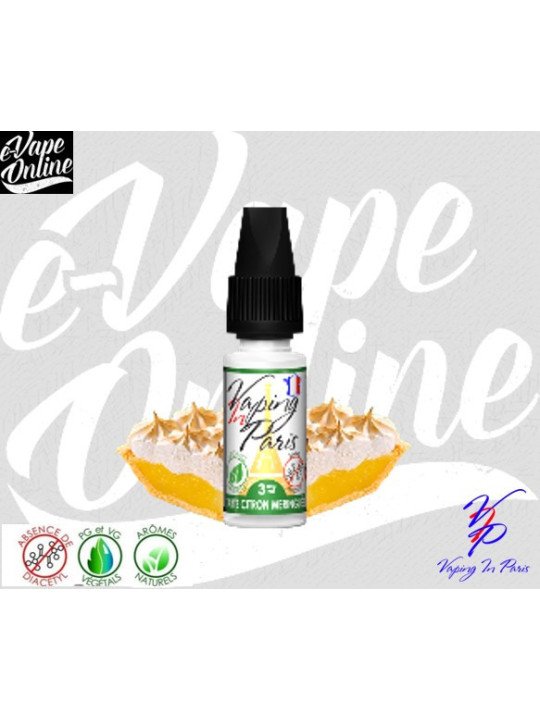 E-Liquide - TARTE CITRON MERINGUEE 10ml - Vaping in Paris - e-vapeonline.com