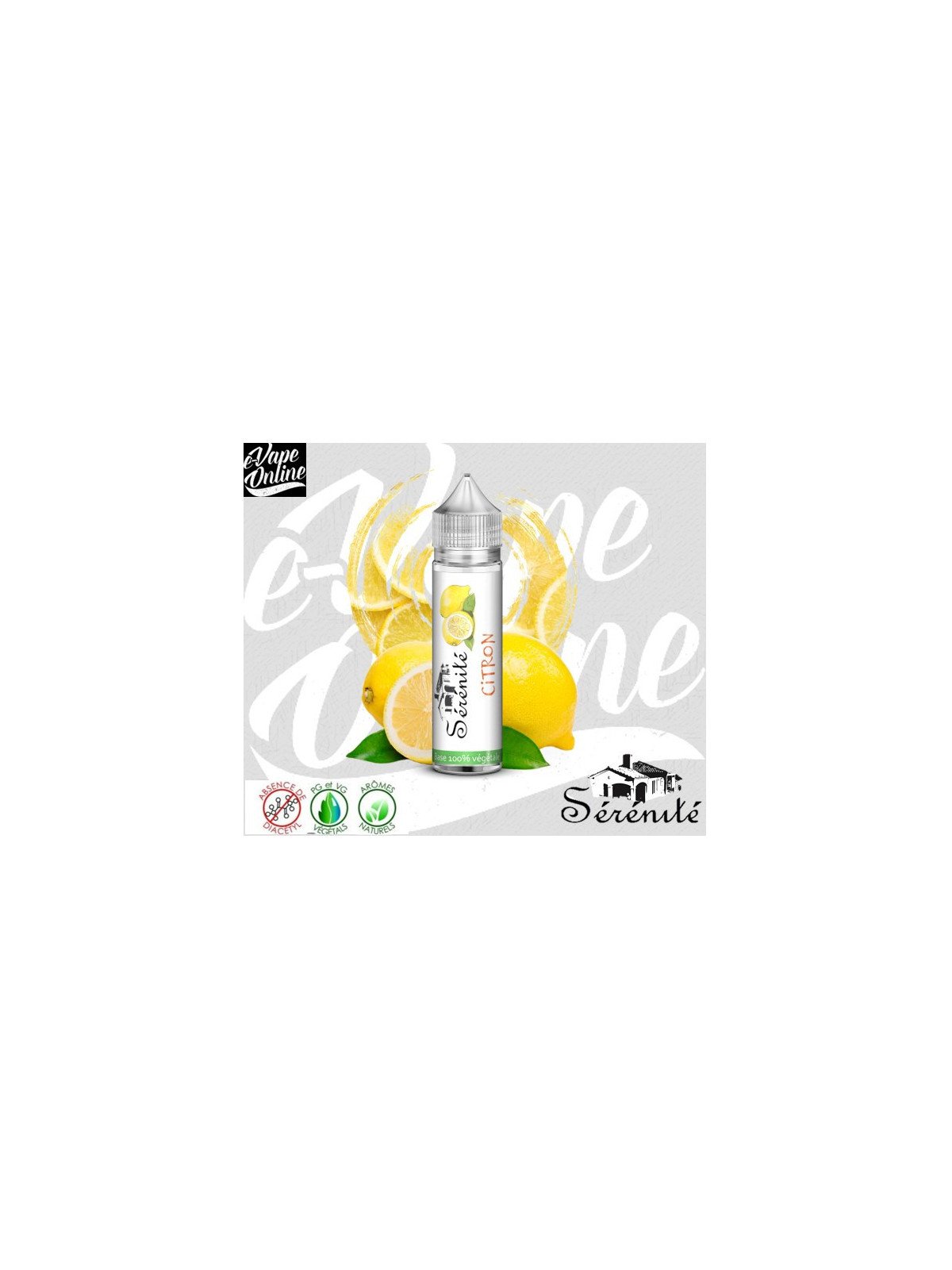E-Liquide - CITRON 40ml - SERENITE - e-vapeonline.com