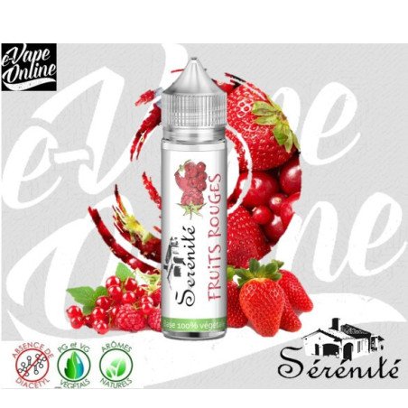 E-Liquide - FRUITS ROUGES 50ml - SERENITE - e-vapeonline.com
