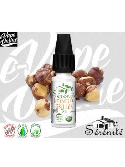 E-Liquide - NOISETTE GRILLEE 10ml - SERENITE - e-vapeonline.com