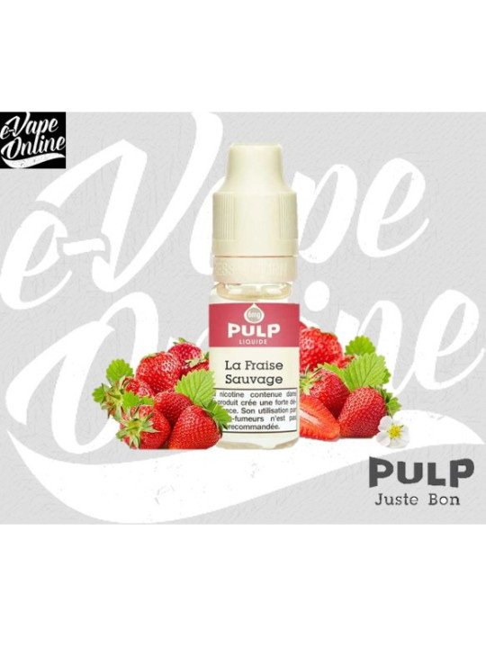 E-Liquide - FRAISE SAUVAGE 10ml - Pulp - e-vapeonline.com