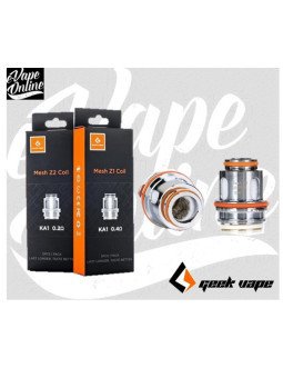 Pack de 5 Résistances Z série Zeus - Geekvape - e-vapeonline.com