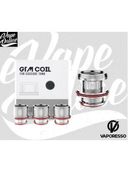 DESTOCKAGE boite de 3 Résistances GTM COIL CASCADE - Vaporesso - e-vapeonline.com