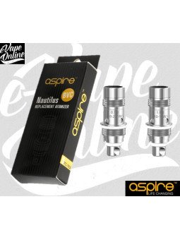 Pack de 5 Résistances NAUTILUS - Aspire - e-vapeonline.com