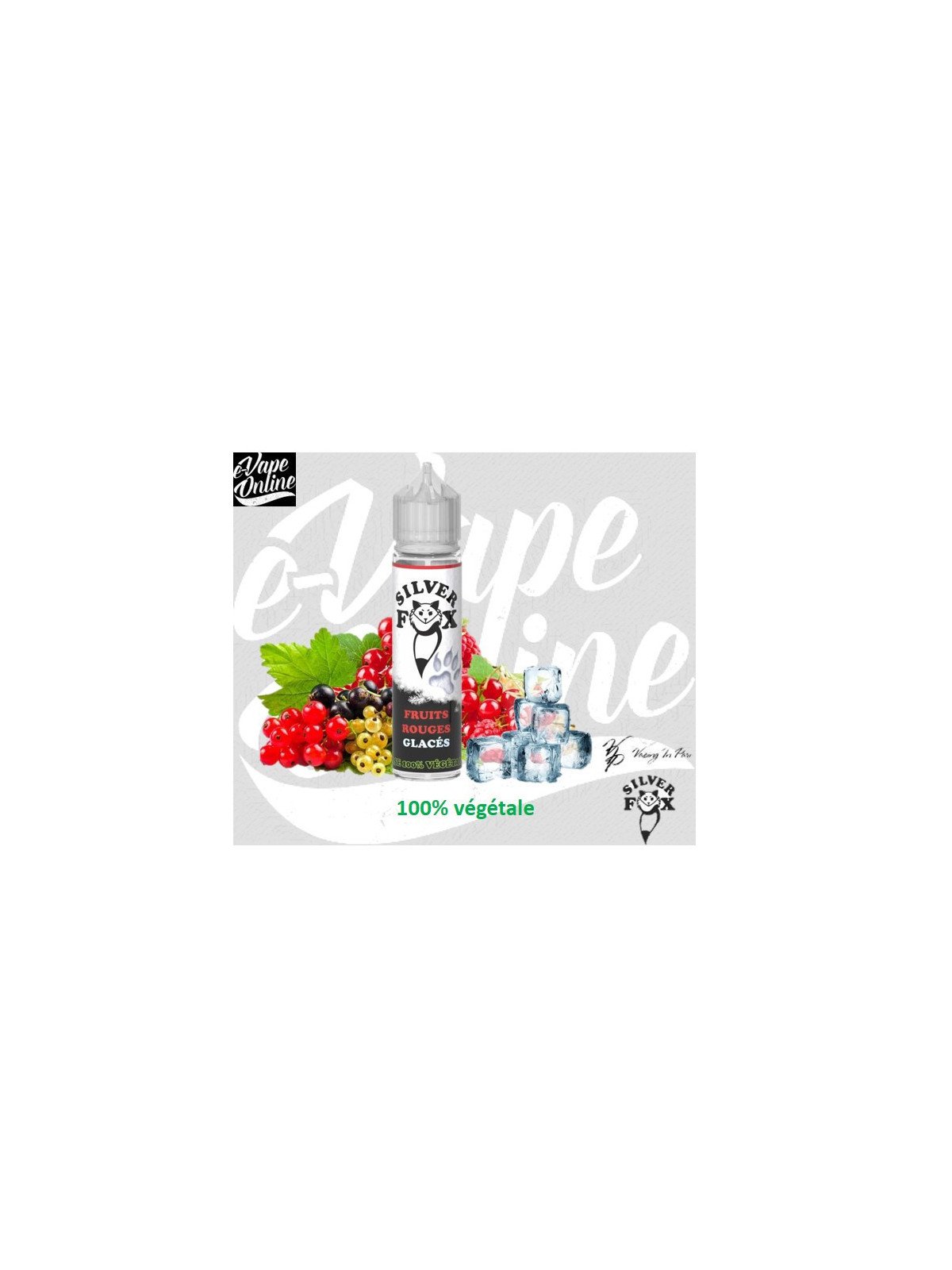 E-Liquide - FRUITS ROUGES Glacés 50ml - Silver Fox - e-vapeonline.com