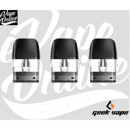 Pack de 3 Cartouches 2ML/3ML - SONDER/WENAX Q - Geekvape - e-vapeonline.com