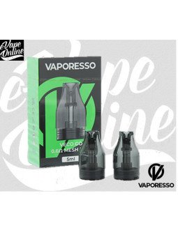 Pack de 2 Cartouches Cartouche - VECO GO 5ml- Vaporesso - e-vapeonline.com
