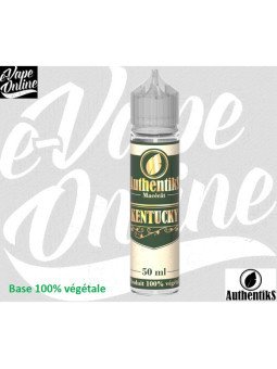E-Liquide - KENTUCKY 50ml - Authentiks - Vaping in Paris - e-vapeonline.com