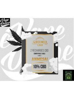 E-Liquide -CARTOUCHE CBD AMNESAI - Greeneo - e-vapeonline.com