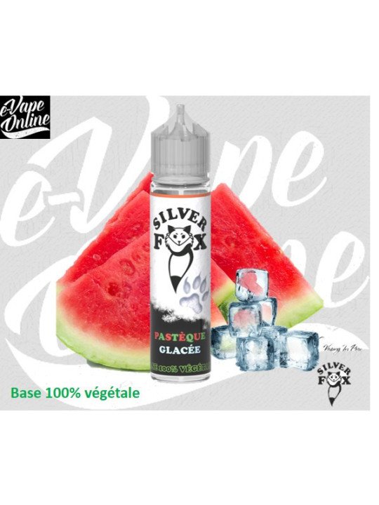 E-Liquide - PASTEQUE GLACéE 50ml - Silver Fox - e-vapeonline.com