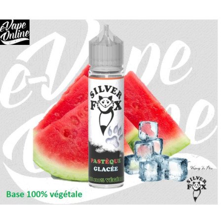 E-Liquide - PASTEQUE GLACéE 50ml - Silver Fox - e-vapeonline.com