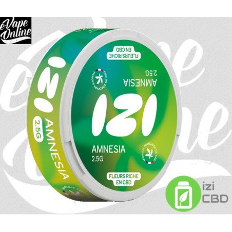 Fleurs CBD - AMNESIA 2.5G - IZI - e-vapeonline.com