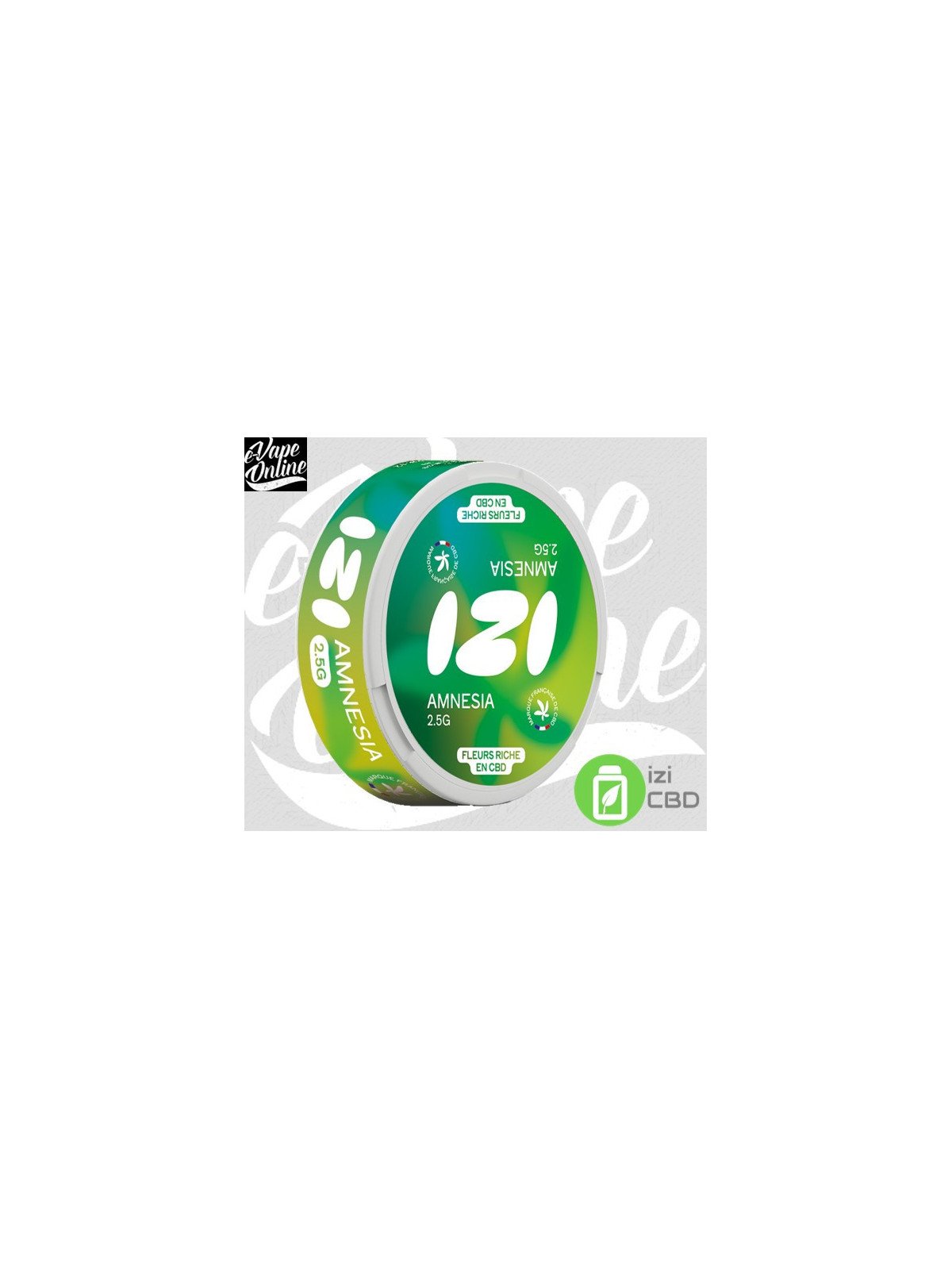 Fleurs CBD - AMNESIA 2.5G - IZI - e-vapeonline.com